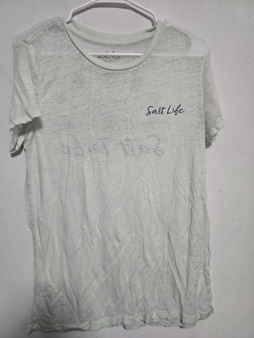 Salt Life Pale Mint Short Sleeve Crew Tee